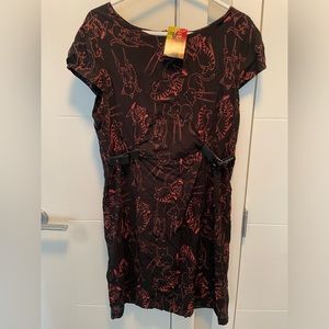 Iron Fist Rockabilly Stabby Cat Dress